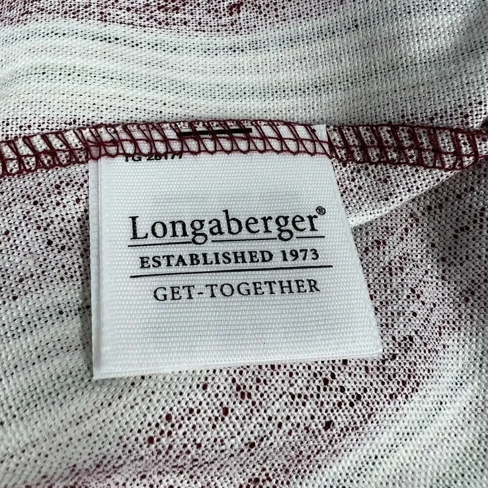 Longaberger 2004 Christmas Get Together Liner Holiday Stripe NEW #28177166